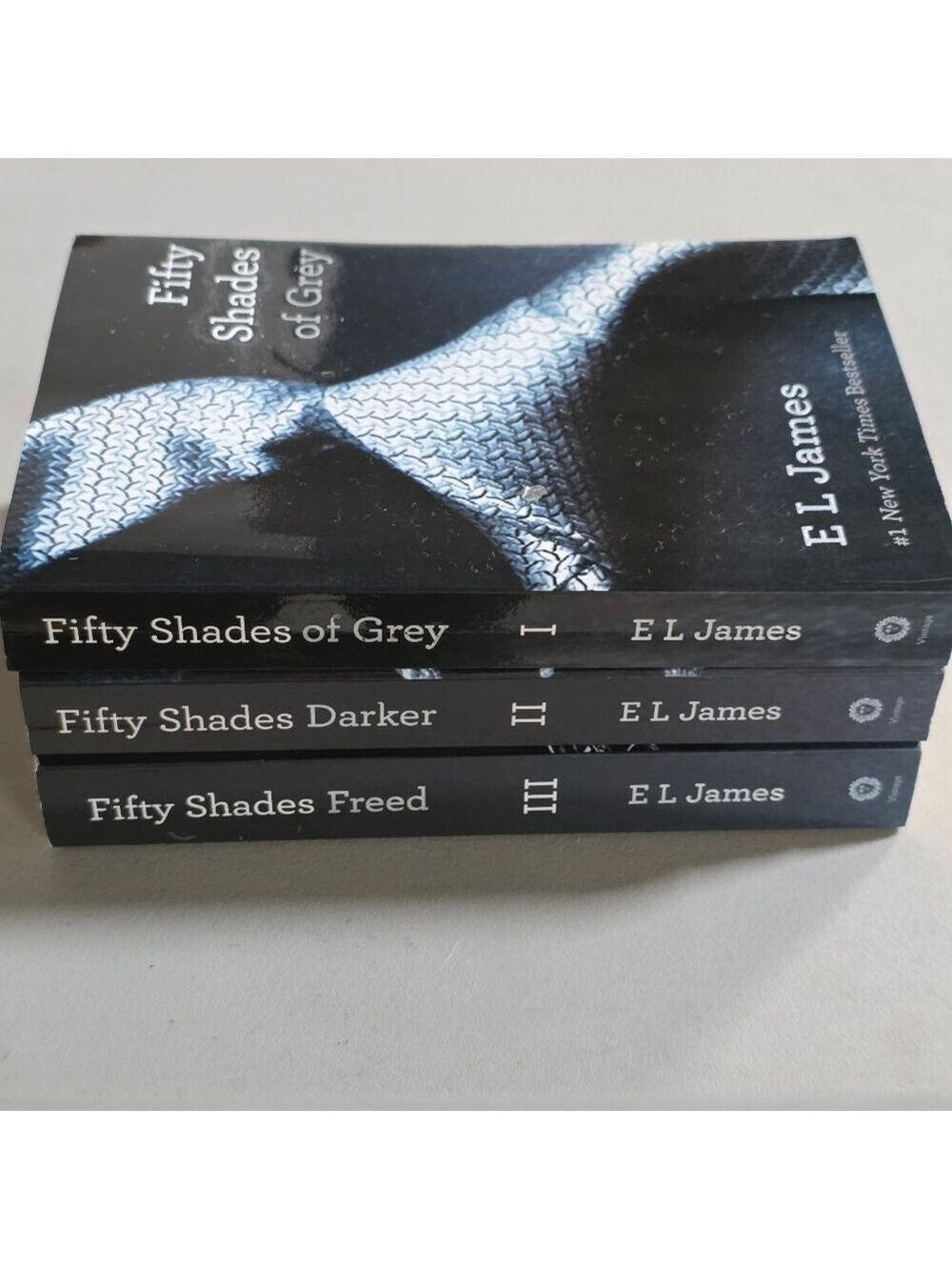 Fifty Shades Trilogy Paperback Set by E.L. James Set Of 3